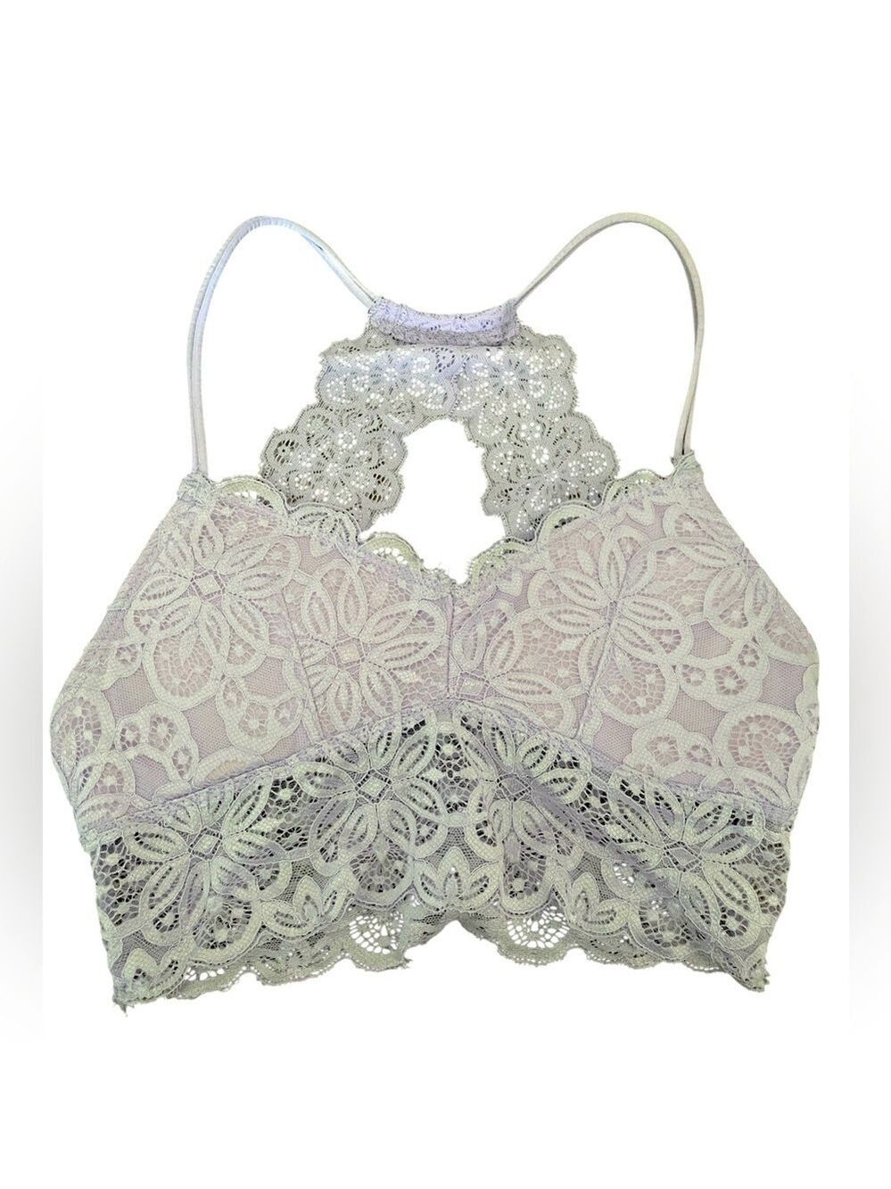 SWS Essentials Lavender Lace Bralette Small